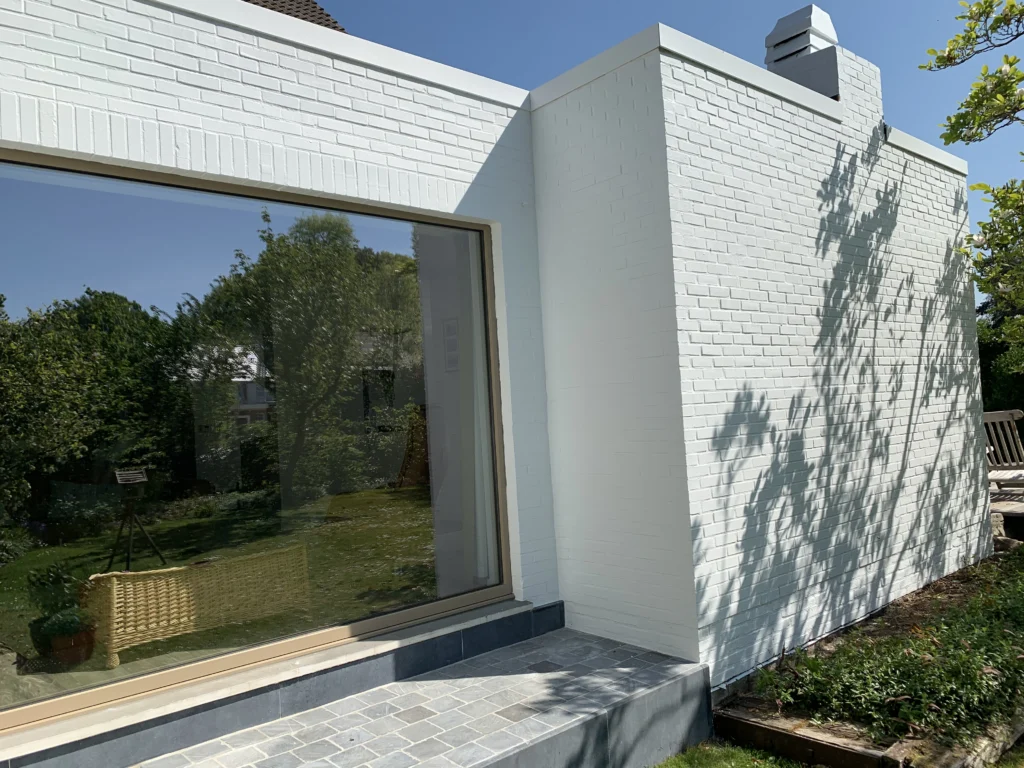 Realisatie Half open bebouwing Lier door schilders Roelants & Roelants (Antwerpen)